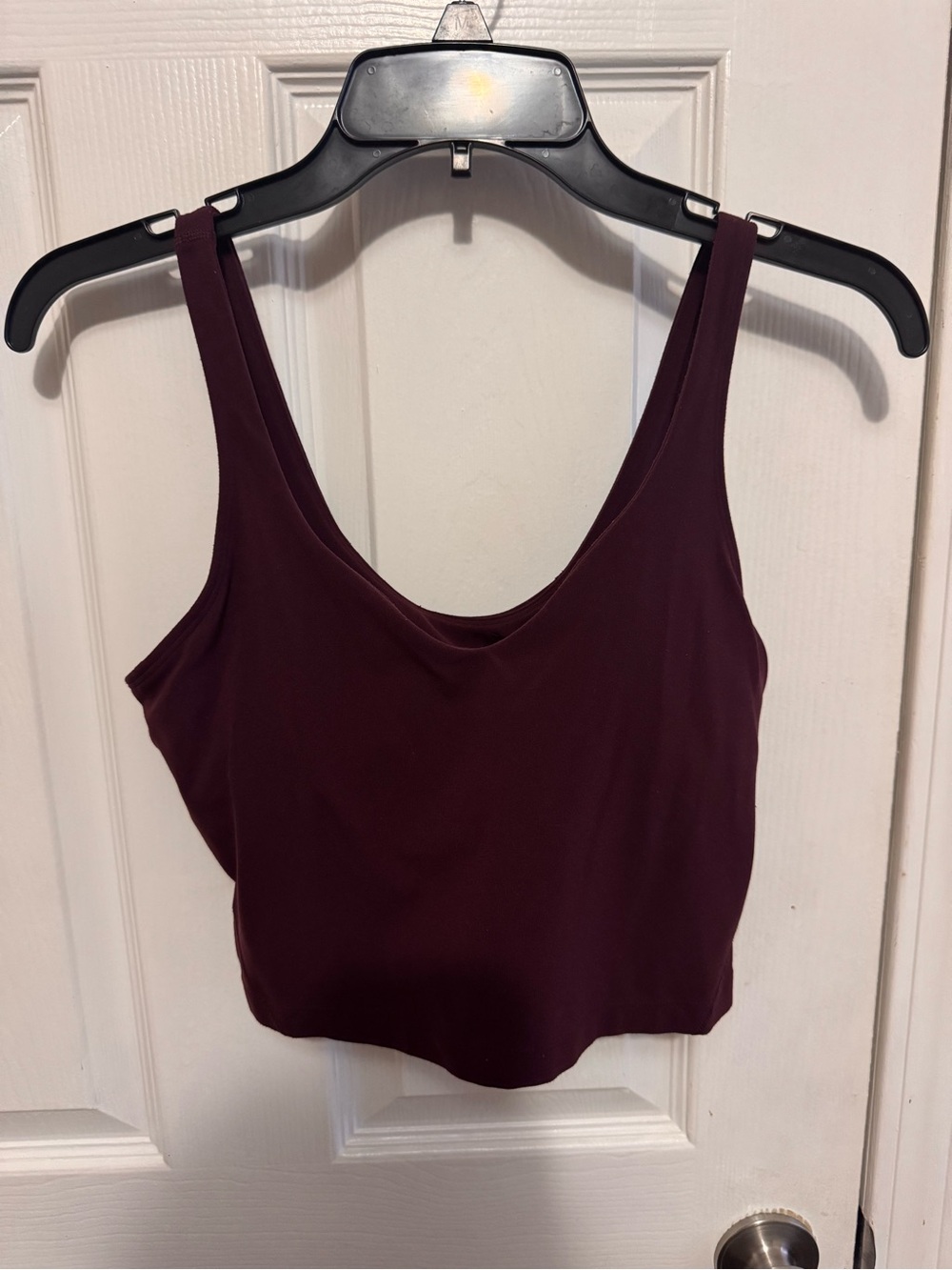 Women's Scoop Neck Tank Top - Plum